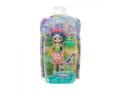 Лялька Enchantimals Папужка Пріта 15 см з улюбленцем (HHB89)