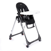 Стільчик для годування Peg-Perego Prima Pappa Follow Me чорний хайтек (IH01000000BL01)