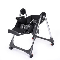Стільчик для годування Peg-Perego Prima Pappa Follow Me чорний хайтек (IH01000000BL01)