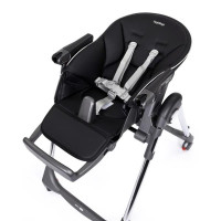 Стільчик для годування Peg-Perego Prima Pappa Follow Me чорний хайтек (IH01000000BL01)