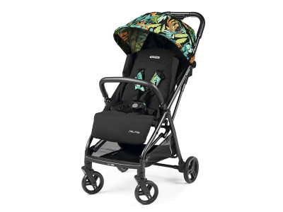 Дитяча коляска Peg-Perego Selfie чорний з тропічним малюнком (IP22000000JL24RO01)