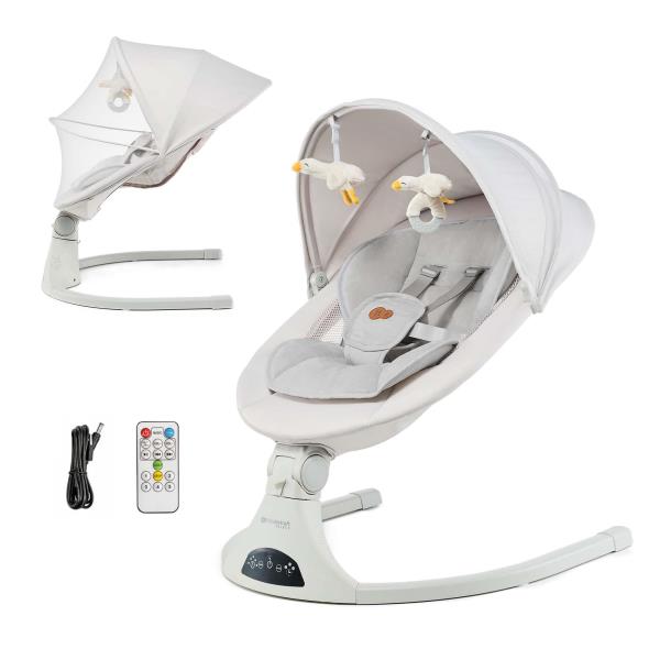Крісло-гойдалка Kinderkraft Tulsy Beige (KBTULS00BEG0000) Крісло-гойдалка Kinderkraft Tulsy Beige (KBTULS00BEG0000)