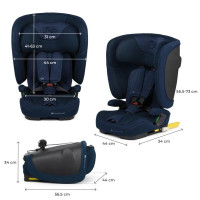 Автокрісло Kinderkraft Fix2Go i-Size Navy (KCFI2GO0NAV0000)