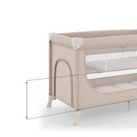 Коляска-манеж з пеленатором Kinderkraft Leody Up Beige (KCLEODUPBEG00AC) Коляска-манеж з пеленатором Kinderkraft Leody Up Beige (KCLEODUPBEG00AC)
