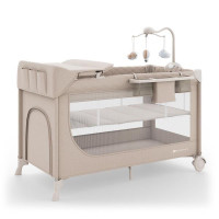 Коляска-манеж з пеленатором Kinderkraft Leody Up Beige (KCLEODUPBEG00AC) Коляска-манеж з пеленатором Kinderkraft Leody Up Beige (KCLEODUPBEG00AC)