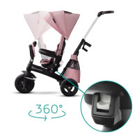 Триколісний велосипед Kinderkraft Easytwist рожевий (KKRETWIPNK0000)