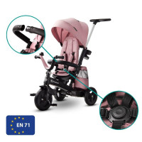Триколісний велосипед Kinderkraft Easytwist рожевий (KKRETWIPNK0000)