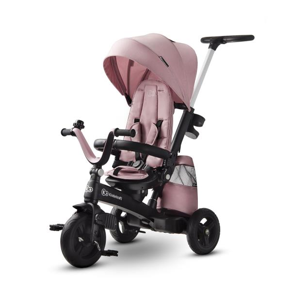 Триколісний велосипед Kinderkraft Easytwist рожевий (KKRETWIPNK0000)