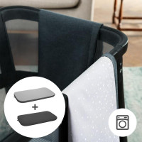 Ліжко-манеж 4 в 1 Kinderkraft Sofi Plus Grey (KLSOFIPLGRY0000) Ліжко-манеж 4 в 1 Kinderkraft Sofi Plus Grey (KLSOFIPLGRY0000)