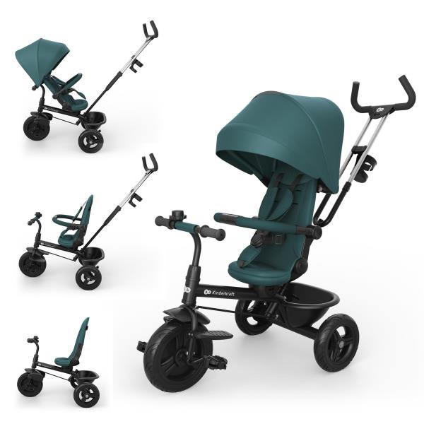Триколісний велосипед Kinderkraft Aston 2 Plus Green (KRASTO02GREPL00) Триколісний велосипед Kinderkraft Aston 2 Plus Green (KRASTO02GREPL00)