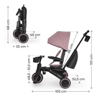 Триколісний велосипед Kinderkraft Jazz 3 Pink (KRJAZZ03PNK0000)
