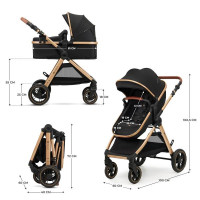 Універсальна коляска 2 в 1 Kinderkraft Esme Black (KSESME00BLK2000)