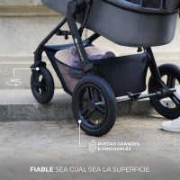 Універсальна коляска 3 в 1 Kinderkraft Moov 2 Air Light Gray (KSMOOV02LGR3000)
