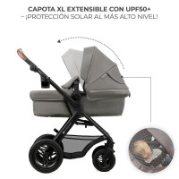 Універсальна коляска 3 в 1 Kinderkraft Moov 2 Air Light Gray (KSMOOV02LGR3000)