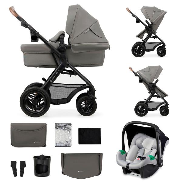 Універсальна коляска 3 в 1 Kinderkraft Moov 2 Air Light Gray (KSMOOV02LGR3000)