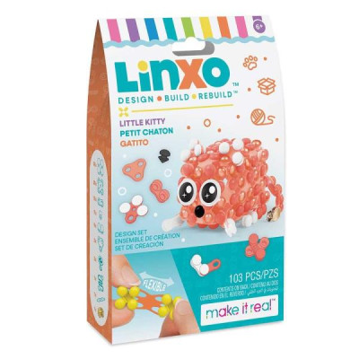 Make it Real.Linxo: Набір для створення брелоків-трансформерів "Звірята" - Кошеня (MR6101-2) Make it Real.Linxo: Набір для створення брелоків-трансформерів "Звірята" - Кошеня (MR6101-2)