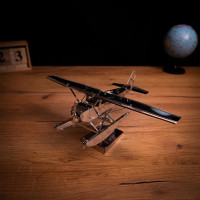 Колекційна модель-конструктор Metal Time Breeze Drifter Гідроплан механічний (MT003)