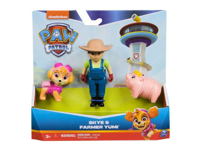 Набір фігурок Paw Patrol Скай, фермер Юмі та свинки (SM17706/6070750)