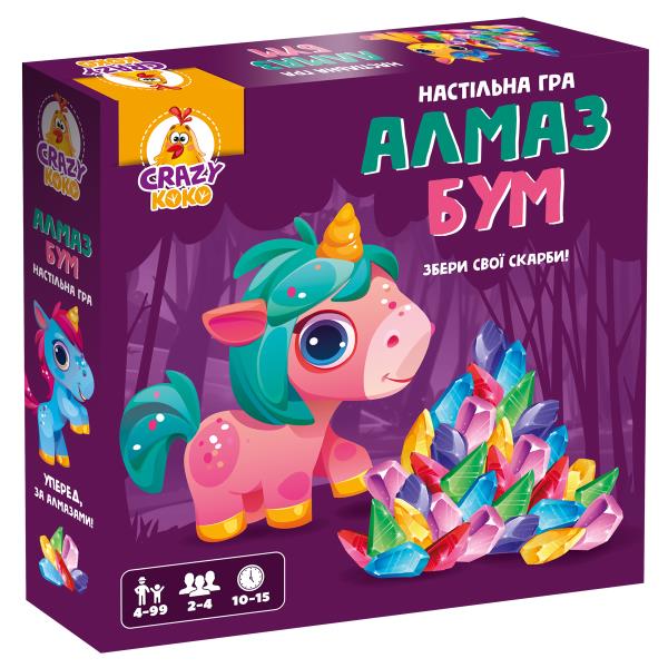Настільна гра Vladi Toys Алмазний бум єдиноріжки (VT8055-31) Настільна гра Vladi Toys Алмазний бум єдиноріжки (VT8055-31)
