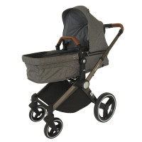 Коляска-трансформер Welldon 2 в 1 коричневий меланж (WD007-2) Коляска-трансформер Welldon 2 в 1 коричневий меланж (WD007-2)