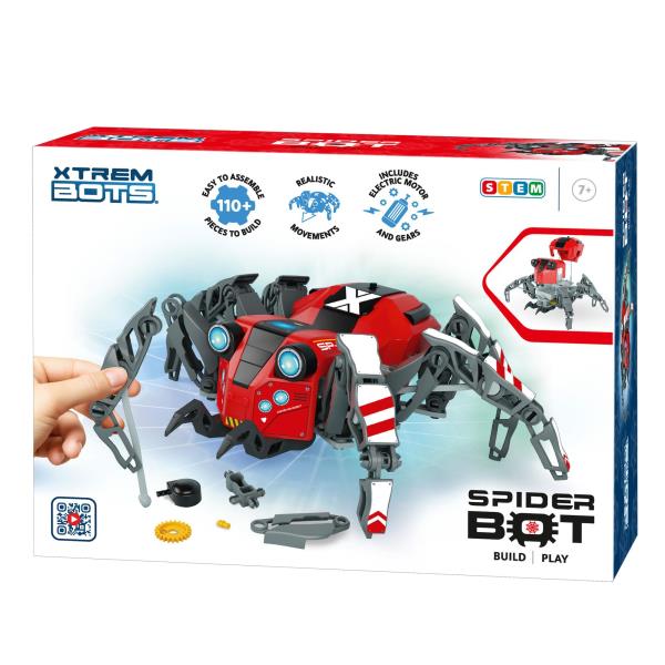 Роботизована іграшка-конструктор Xtrem Bots Павук STEM (XT3803253) Роботизована іграшка-конструктор Xtrem Bots Павук STEM (XT3803253)