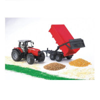 Модель Bruder Трактор Massey Ferguson 7480 з причепом 1:16 (02045) Модель Bruder Трактор Massey Ferguson 7480 з причепом 1:16 (02045)