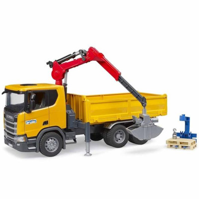 Автомодель Bruder Самоскид Scania Super 560R з краном-маніпулятором та аксесуарами 1:16 (03551) Автомодель Bruder Самоскид Scania Super 560R з краном-маніпулятором та аксесуарами 1:16 (03551)