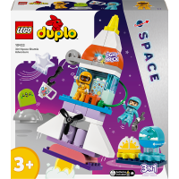 Конструктор LEGO DUPLO Town Пригоди на космічному шаттлі 3-в-1, 58 деталей (10422)
