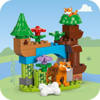 Конструктор LEGO DUPLO Town Сімейства диких тварин 3-в-1, 92 деталі (10446)