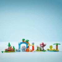 Конструктор LEGO DUPLO Town Сімейства диких тварин 3-в-1, 92 деталі (10446)