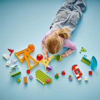 Конструктор LEGO DUPLO Свинка Пеппа Ярмарок розваг 53 деталі (10453) Конструктор LEGO DUPLO Свинка Пеппа Ярмарок розваг 53 деталі (10453)