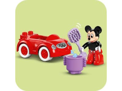 Конструктор LEGO DUPLO Disney Міккі Маус Клубний будинок і автомобіль 27 деталей (10454)