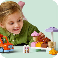 Конструктор LEGO DUPLO Bluey Подорож із морозивом із Блуї 22 деталі (10458)