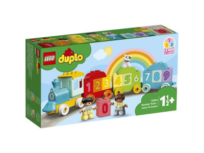 Конструктор LEGO DUPLO Creative Play Поїзд із цифрами Вчимося рахувати 23 деталі (10954)