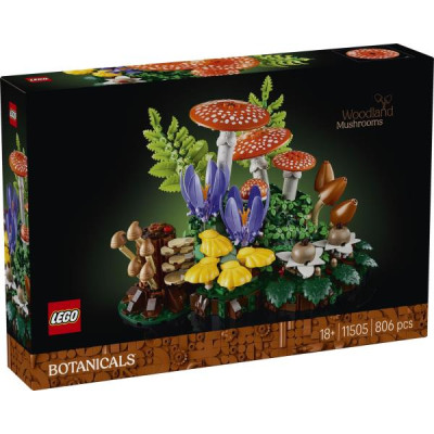 Конструктор LEGO® Botanicals Лісові гриби Набір для конструювання, 806 детал1 (11505)