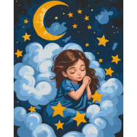 Картина за номерами ArtCraft Спляче янголятко 40х50 см (15589-AC)