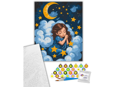 Картина за номерами ArtCraft Спляче янголятко 40х50 см (15589-AC)