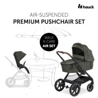 Універсальна коляска 2 в 1 Hauck Walk N Care Air темно-оливковий (16549-2)