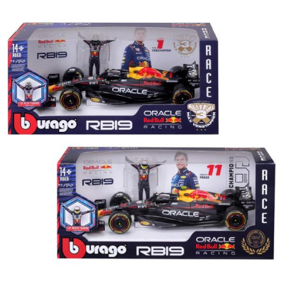 Автомодель з фігуркою - RED BULL RACING RB19 (1:24) (18-28036)
