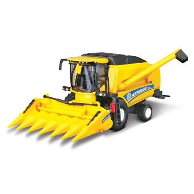 Модель Bburago Зернозбиральний комбайн New Holland TC5.90 з кукурузною жаткою 1:32 (18-31722)