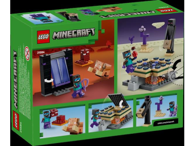 Конструктор LEGO Minecraft Подорож до Нижнього світу та Порталу до Краю 192 Деталі (21584)