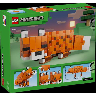 Конструктор LEGO Minecraft Лисиця 497 Деталі (21588)