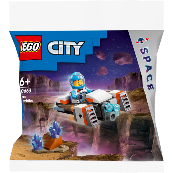 Конструктор LEGO City Космічний мотоцикл 46 деталей (30663) Конструктор LEGO City Космічний мотоцикл 46 деталей (30663)