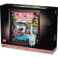 Конструктор LEGO ART Японський пейзаж із цвітом сакури 1892 Деталі ( 31218 )