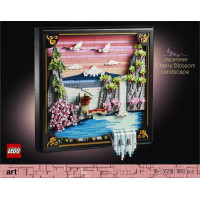 Конструктор LEGO ART Японський пейзаж із цвітом сакури 1892 Деталі ( 31218 )