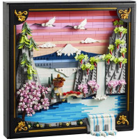 Конструктор LEGO ART Японський пейзаж із цвітом сакури 1892 Деталі ( 31218 )