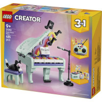 Конструктор LEGO® Creator 3 в 1 Музичний декор «Фортепіано з котом», 485 деталей (31392)