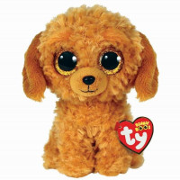Дитяча іграшка м’яконабивна TY Beanie Boos 36377 Золотий пес "NOODLES" 15 см