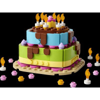 Конструктор LEGO® Торт на день народження з прикрасами, веселий подарунковий набір, декор для столу, 219 деталей (40815) Конструктор LEGO® Торт на день народження з прикрасами, веселий подарунковий набір, декор для столу, 219 деталей (40815)