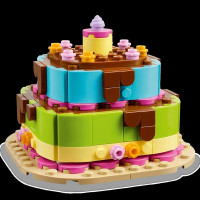 Конструктор LEGO® Торт на день народження з прикрасами, веселий подарунковий набір, декор для столу, 219 деталей (40815) Конструктор LEGO® Торт на день народження з прикрасами, веселий подарунковий набір, декор для столу, 219 деталей (40815)